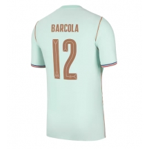Moški Francija Bradley Barcola #12 Replika nogometni dresi Gostujoči SP 2026 Kratek Rokav