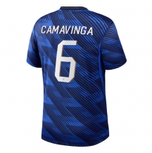 Moški Francija Eduardo Camavinga #6 Replika nogometni dresi Domači SP 2026 Kratek Rokav