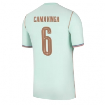 Moški Francija Eduardo Camavinga #6 Replika nogometni dresi Gostujoči SP 2026 Kratek Rokav