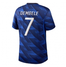 Moški Francija Ousmane Dembele #7 Replika nogometni dresi Domači SP 2026 Kratek Rokav