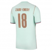 Moški Francija Warren Zaire-Emery #18 Replika nogometni dresi Gostujoči SP 2026 Kratek Rokav