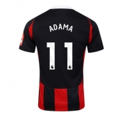 Moški Fulham Adama Traore #11 Replika nogometni dresi Gostujoči 2024-25 Kratek Rokav