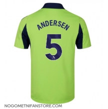Moški Fulham Joachim Andersen #5 Replika nogometni dresi Gostujoči 2025-26 Kratek Rokav