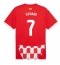 Moški Girona Cristhian Stuani #7 Replika nogometni dresi Domači 2024-25 Kratek Rokav