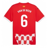 Moški Girona Donny van de Beek #6 Replika nogometni dresi Domači 2024-25 Kratek Rokav