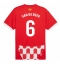 Moški Girona Donny van de Beek #6 Replika nogometni dresi Domači 2024-25 Kratek Rokav