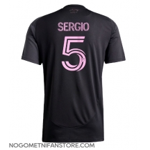 Moški Inter Miami Sergio Busquets #5 Replika nogometni dresi Gostujoči 2025-26 Kratek Rokav