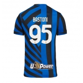 Moški Inter Milan Alessandro Bastoni #95 Replika nogometni dresi Domači 2024-25 Kratek Rokav