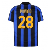 Moški Inter Milan Benjamin Pavard #28 Replika nogometni dresi Domači 2026-27 Kratek Rokav