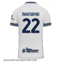Moški Inter Milan Henrikh Mkhitaryan #22 Replika nogometni dresi Gostujoči 2024-25 Kratek Rokav