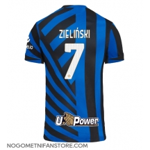 Moški Inter Milan Piotr Zielinski #7 Replika nogometni dresi Domači 2024-25 Kratek Rokav