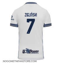 Moški Inter Milan Piotr Zielinski #7 Replika nogometni dresi Gostujoči 2024-25 Kratek Rokav