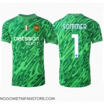 Moški Inter Milan Yann Sommer #1 Vratar Replika nogometni dresi Domači 2024-25 Kratek Rokav