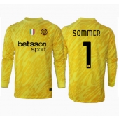 Moški Inter Milan Yann Sommer #1 Vratar Replika nogometni dresi Gostujoči 2024-25 Dolgi Rokav