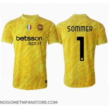 Moški Inter Milan Yann Sommer #1 Vratar Replika nogometni dresi Gostujoči 2024-25 Kratek Rokav