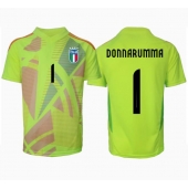 Moški Italija Gianluigi Donnarumma #1 Vratar Replika nogometni dresi Domači EP 2024 Kratek Rokav