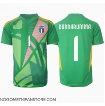 Moški Italija Gianluigi Donnarumma #1 Vratar Replika nogometni dresi Gostujoči EP 2024 Kratek Rokav
