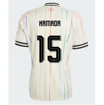 Moški Japonska Daichi Kamada #15 Replika nogometni dresi Gostujoči SP 2026 Kratek Rokav