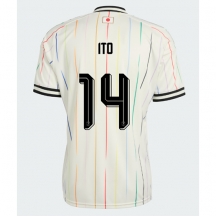 Moški Japonska Junya Ito #14 Replika nogometni dresi Gostujoči SP 2026 Kratek Rokav
