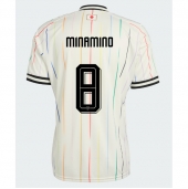Moški Japonska Takumi Minamino #8 Replika nogometni dresi Gostujoči SP 2026 Kratek Rokav