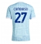 Moški Juventus Andrea Cambiaso #27 Replika nogometni dresi Gostujoči 2025-26 Kratek Rokav