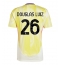 Moški Juventus Douglas Luiz #26 Replika nogometni dresi Gostujoči 2024-25 Kratek Rokav