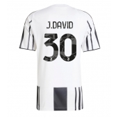 Moški Juventus Jonathan David #30 Replika nogometni dresi Domači 2025-26 Kratek Rokav