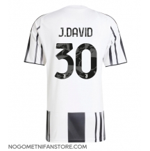 Moški Juventus Jonathan David #30 Replika nogometni dresi Domači 2025-26 Kratek Rokav