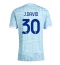 Moški Juventus Jonathan David #30 Replika nogometni dresi Gostujoči 2025-26 Kratek Rokav