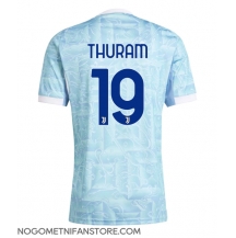 Moški Juventus Khephren Thuram #19 Replika nogometni dresi Gostujoči 2025-26 Kratek Rokav