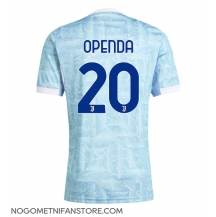 Moški Juventus Lois Openda #20 Replika nogometni dresi Gostujoči 2025-26 Kratek Rokav