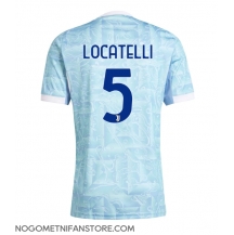 Moški Juventus Manuel Locatelli #5 Replika nogometni dresi Gostujoči 2025-26 Kratek Rokav
