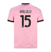 Moški Juventus Pierre Kalulu #15 Replika nogometni dresi Gostujoči 2026-27 Kratek Rokav