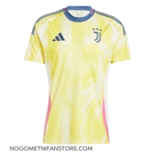 Moški Juventus Replika nogometni dresi Gostujoči 2024-25 Kratek Rokav