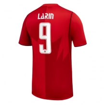 Moški Kanada Cyle Larin #9 Replika nogometni dresi Domači SP 2026 Kratek Rokav