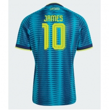 Moški Kolumbija James Rodriguez #10 Replika nogometni dresi Gostujoči SP 2026 Kratek Rokav
