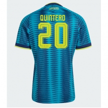 Moški Kolumbija Juan Fernando Quintero #20 Replika nogometni dresi Gostujoči SP 2026 Kratek Rokav