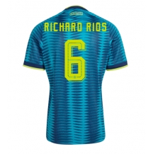 Moški Kolumbija Richard Rios #6 Replika nogometni dresi Gostujoči SP 2026 Kratek Rokav