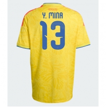 Moški Kolumbija Yerry Mina #13 Replika nogometni dresi Domači SP 2026 Kratek Rokav