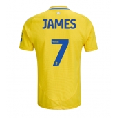 Moški Leeds United Daniel James #7 Replika nogometni dresi Gostujoči 2024-25 Kratek Rokav