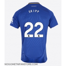 Moški Leicester City Oliver Skipp #22 Replika nogometni dresi Domači 2024-25 Kratek Rokav