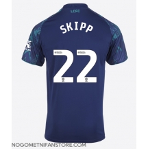 Moški Leicester City Oliver Skipp #22 Replika nogometni dresi Gostujoči 2025-26 Kratek Rokav