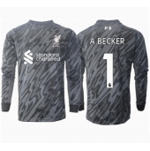 Moški Liverpool Alisson Becker #1 Vratar Replika nogometni dresi Domači 2024-25 Dolgi Rokav