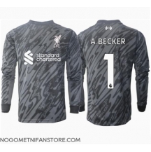 Moški Liverpool Alisson Becker #1 Vratar Replika nogometni dresi Domači 2024-25 Dolgi Rokav