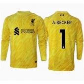 Moški Liverpool Alisson Becker #1 Vratar Replika nogometni dresi Tretji 2024-25 Dolgi Rokav