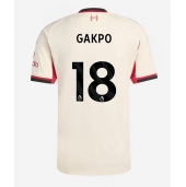 Moški Liverpool Cody Gakpo #18 Replika nogometni dresi Gostujoči 2025-26 Kratek Rokav