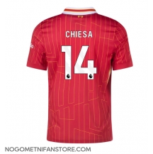 Moški Liverpool Federico Chiesa #14 Replika nogometni dresi Domači 2024-25 Kratek Rokav