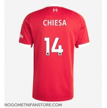 Moški Liverpool Federico Chiesa #14 Replika nogometni dresi Domači 2025-26 Kratek Rokav