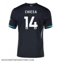 Moški Liverpool Federico Chiesa #14 Replika nogometni dresi Gostujoči 2024-25 Kratek Rokav