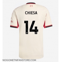 Moški Liverpool Federico Chiesa #14 Replika nogometni dresi Gostujoči 2025-26 Kratek Rokav